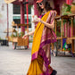 Anaita Mustard Designer Weaving Pure Silk Saree With Blouse