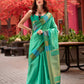 Anaita Light Green Designer Weaving Pure Silk Saree With Blouse