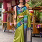 Anaita Green Designer Weaving Pure Silk Saree With Blouse