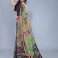 Mirchi Fashion Women's Chiffon Forest Designer Saree
