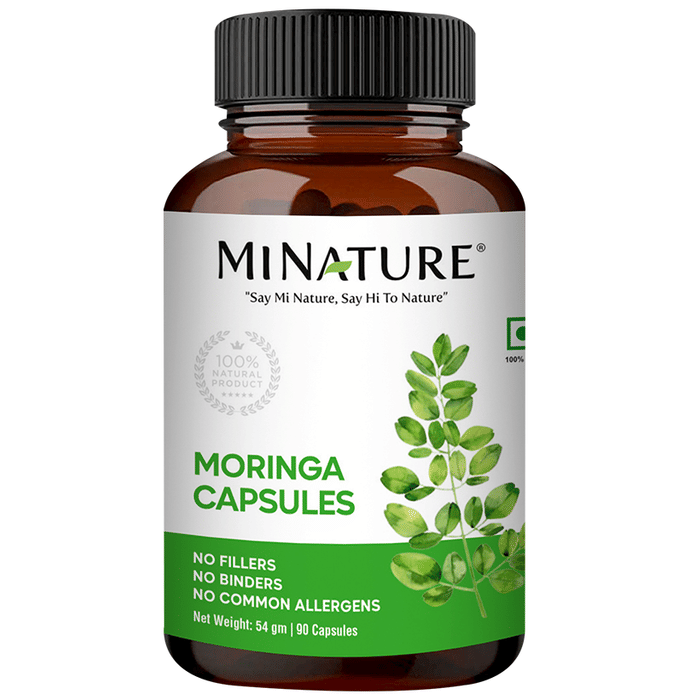 Minature Moringa Organic Capsules | Swadesiicart