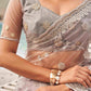 Tikhi Imli Embroidered Net Heavy Work Saree | Swadesiicart