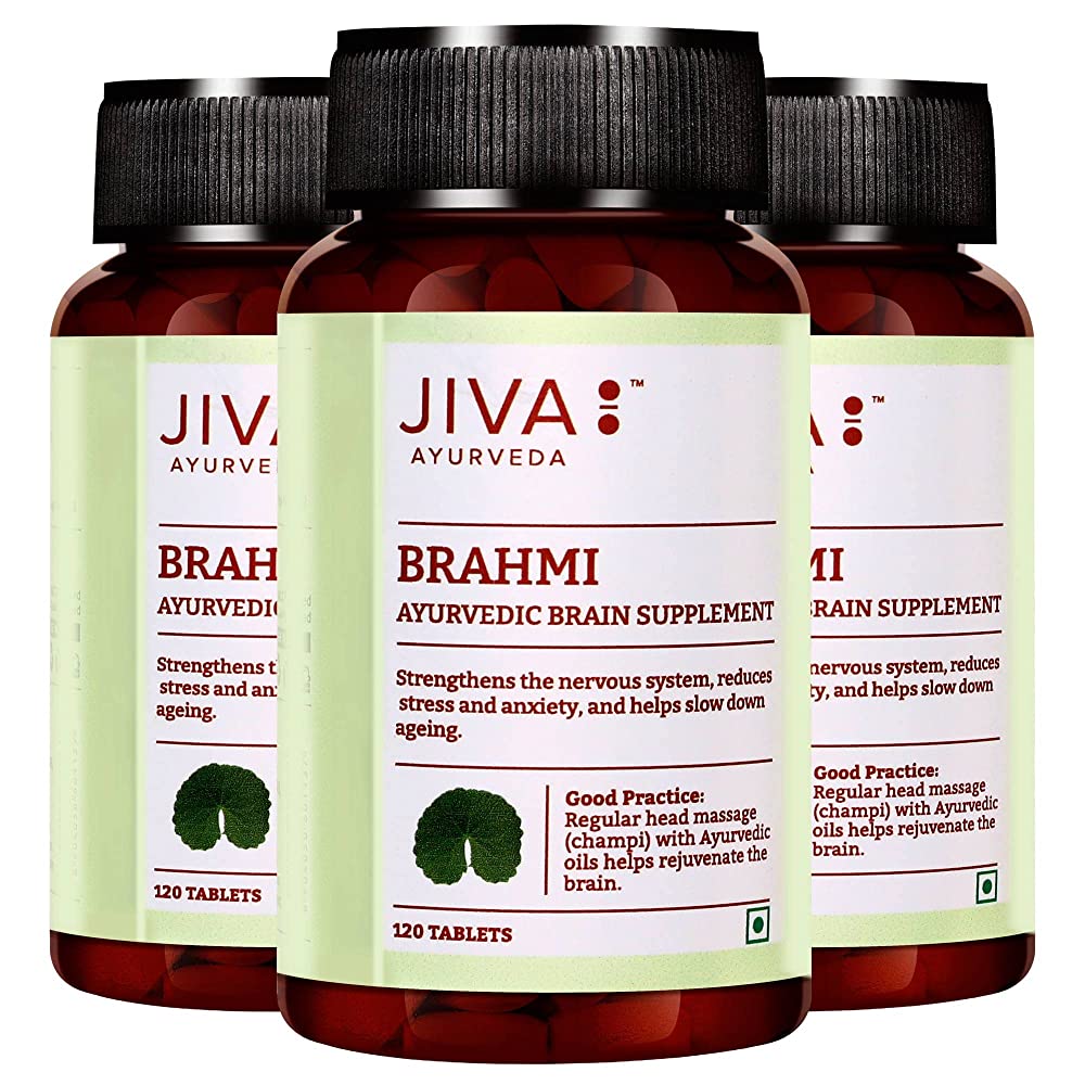 Jiva Ayurveda Brahmi Tablets - Swadesiicart