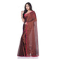 Desh Bidesh Women's Bengal Mayurkonthi Color Changer Tissue Khadi Pure Handloom Cotton Saree With Blouse Piece | Swadesiicart