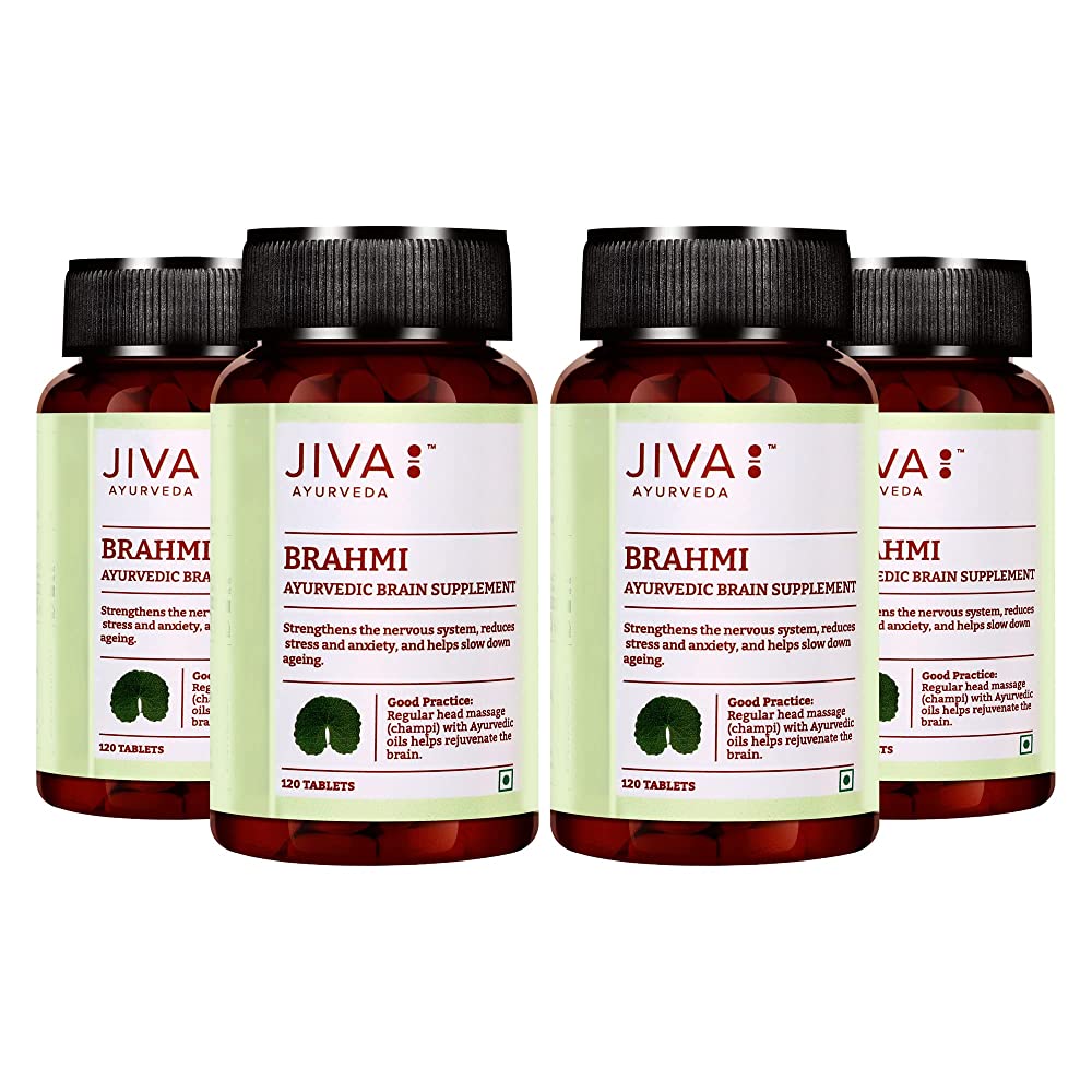 Jiva Ayurveda Brahmi Tablets - Swadesiicart