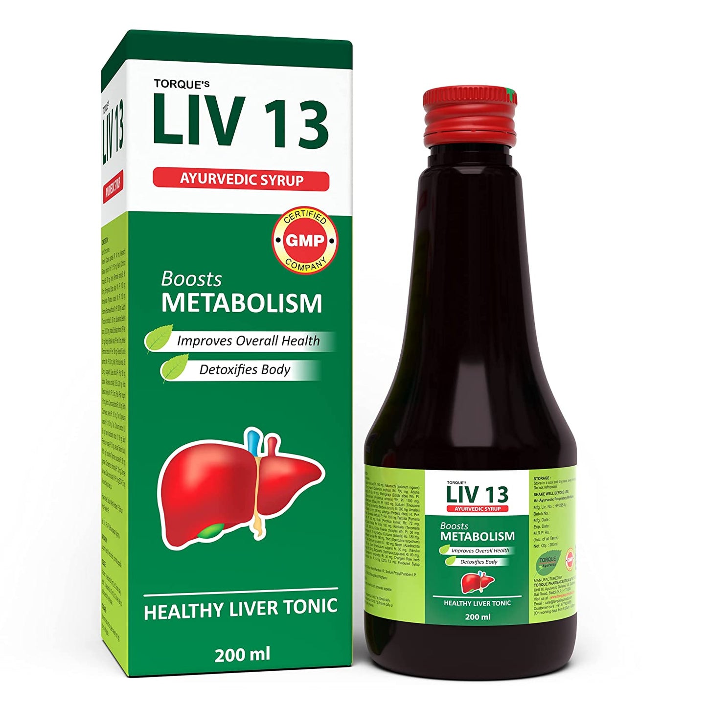 Torque's LIV 13 Ayurvedic Healthy Liver Tonic | Swadesiicart