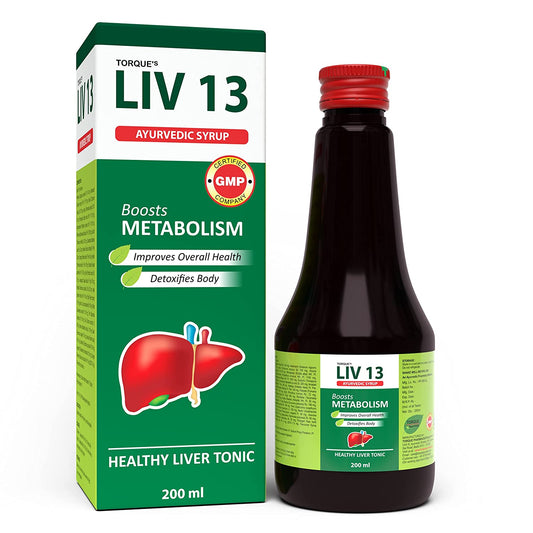 Torque's LIV 13 Ayurvedic Healthy Liver Tonic | Swadesiicart