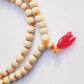 Kannssky White Tulsi Japa Mala 108 + 1 Beads | Swadesiicart