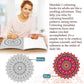 Art Therapy Mandala Adult Colouring Book 1: Mandala Colouring Book, Adult Coloring Book Kit With 12 Sketch Pens, Fun For Adults, Relaxing Coloring Workbook