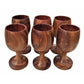 Handmade Sheesham Wooden Glass - Swadesiicart