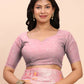 Shree Shyam Fashion Linen Cotton Pink Saree