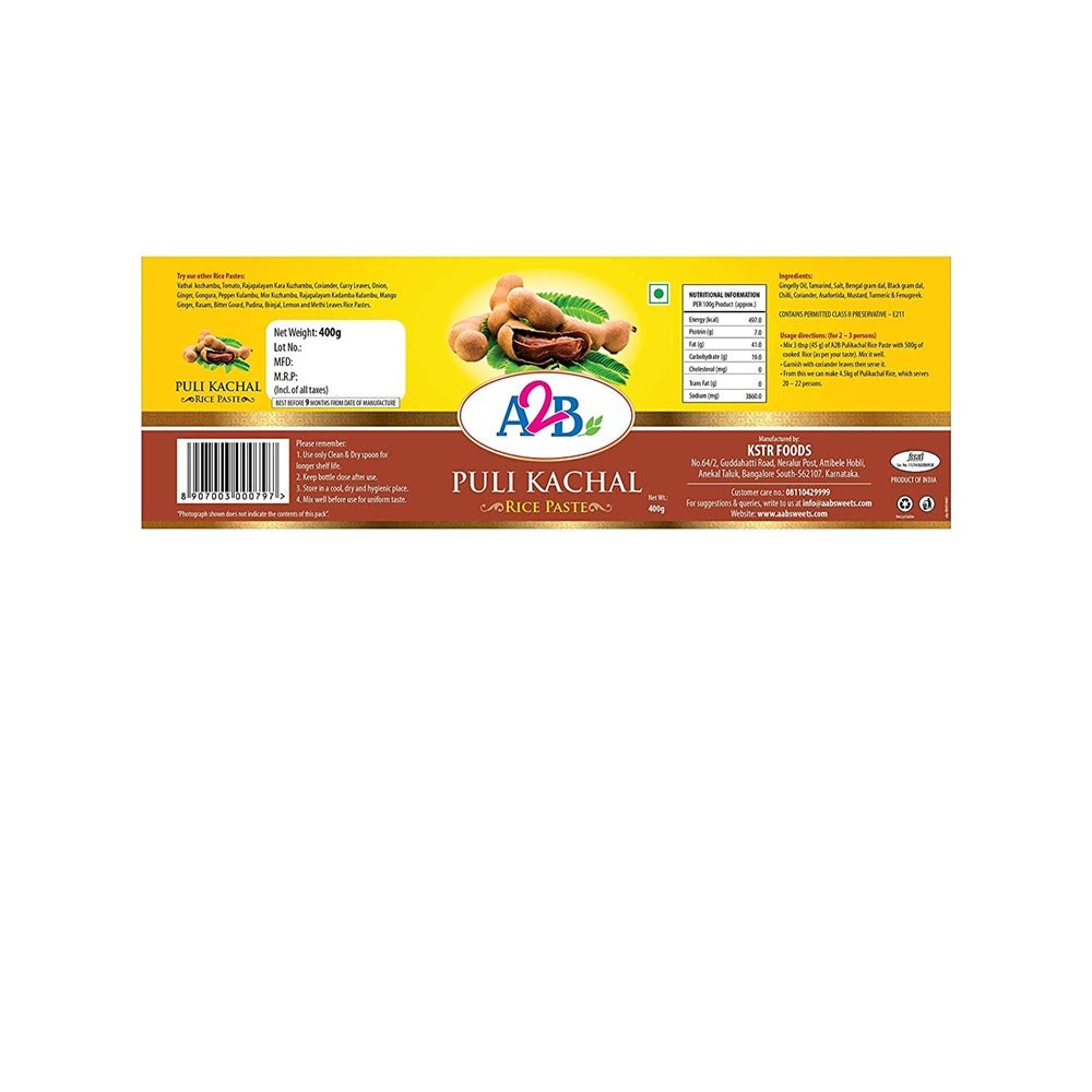 A2B - Adyar Ananda Bhavan Mor Kuzhambu Rice Paste - Swadesiicart