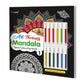 Art Therapy Mandala Adult Colouring Book 1: Mandala Colouring Book, Adult Coloring Book Kit With 12 Sketch Pens, Fun For Adults, Relaxing Coloring Workbook