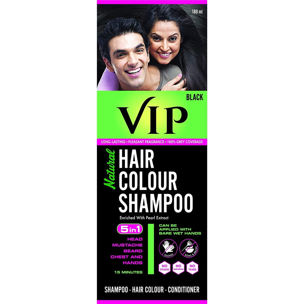 Vip Natural Hair Color Shampoo | Swadesiicart