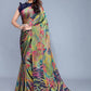 Mirchi Fashion Women's Chiffon Forest Designer Saree