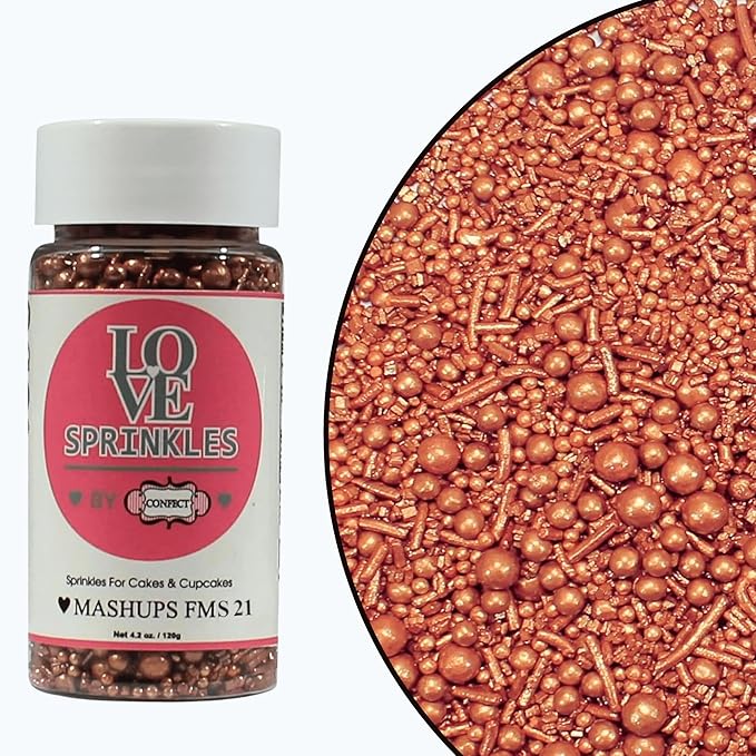 Confect Bronze | Sprinkles Bottle for Decoration Bottle