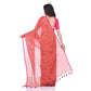 Desh Bidesh Women's Bengal Mayurkonthi Color Changer Tissue Khadi Pure Handloom Cotton Saree With Blouse Piece | Swadesiicart