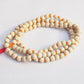 Kannssky White Tulsi Japa Mala 108 + 1 Beads | Swadesiicart