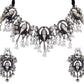 Silver-Plated Alloy Oxidised Ganesh Ji Shape Necklace - The Pari | Swadesiicart