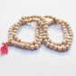 Kannssky White Tulsi Japa Mala 108 + 1 Beads | Swadesiicart