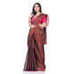 Desh Bidesh Women's Bengal Mayurkonthi Color Changer Tissue Khadi Pure Handloom Cotton Saree With Blouse Piece | Swadesiicart