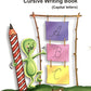 Alphabet Cursive Writing. (Capital)