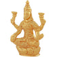 Estele Gold-Polished goddess of wealth Laxmi Devi on lotus Idol for Home/Car decor - Swadesiicart