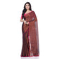 Desh Bidesh Women's Bengal Mayurkonthi Color Changer Tissue Khadi Pure Handloom Cotton Saree With Blouse Piece | Swadesiicart