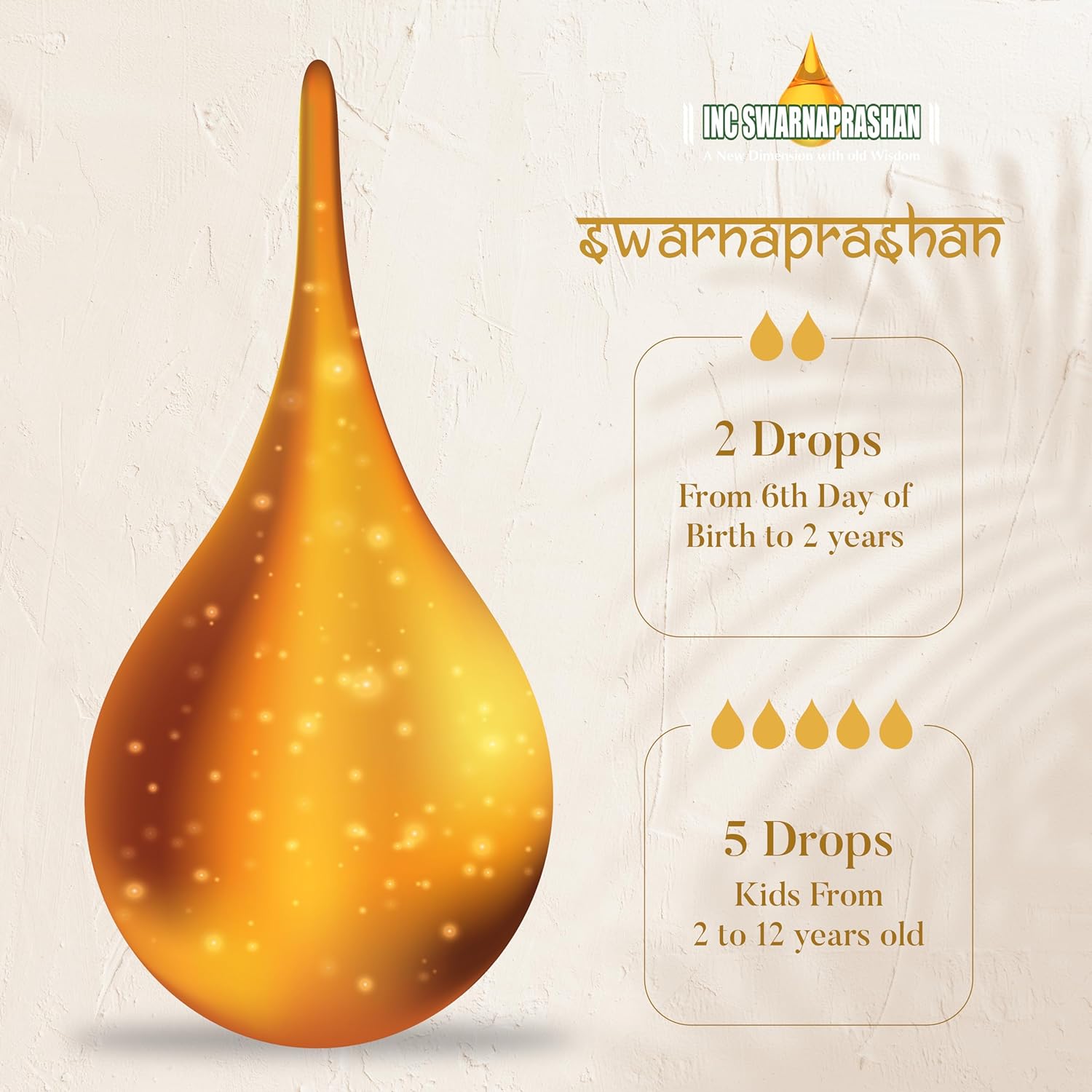 INC Swarnaprashan (Suvarna prashan) Drops - Swadesiicart