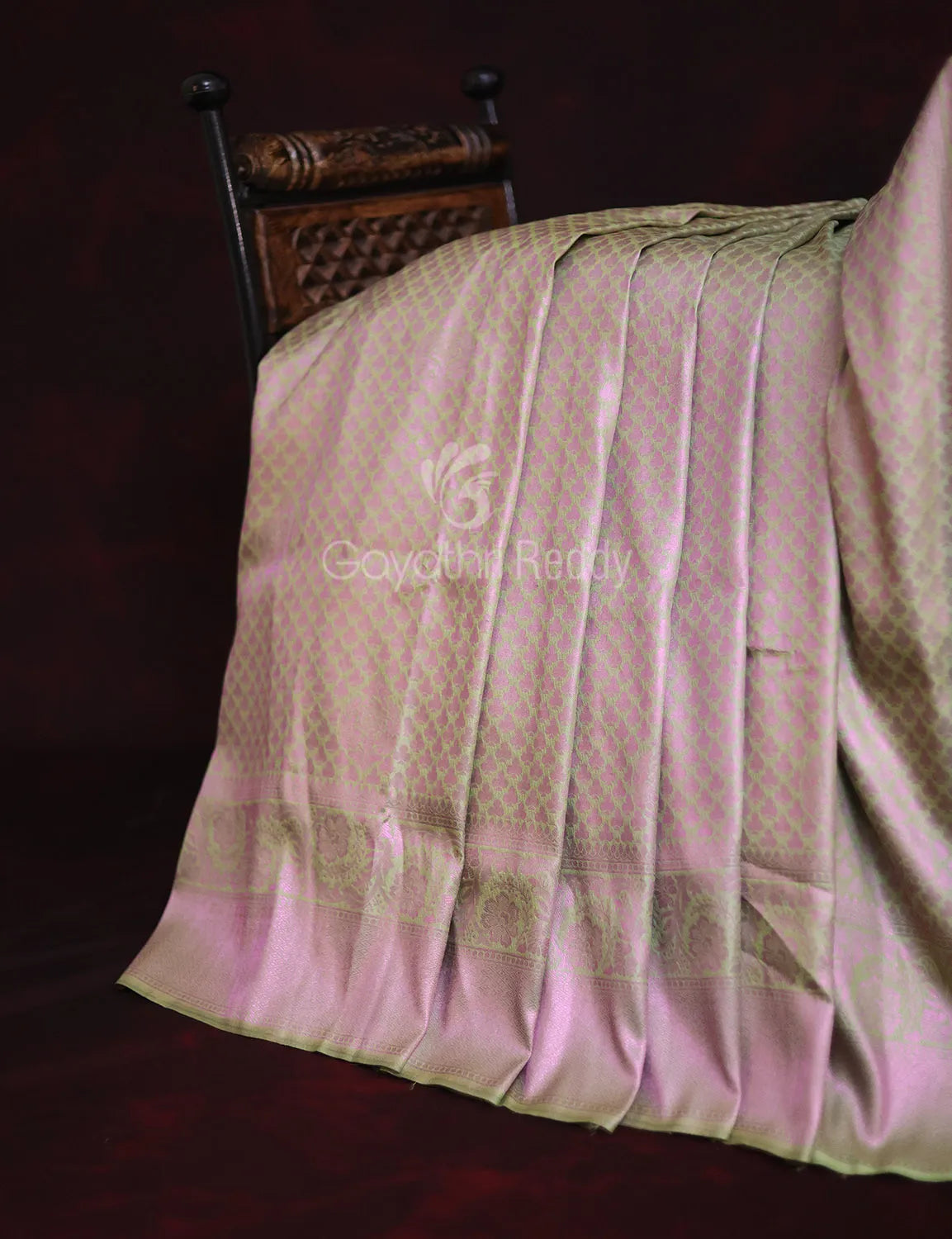 Half Mix Soft Silk Saree - HSS7 By Gayathri Reddy Designer Studio | Swadesiicart