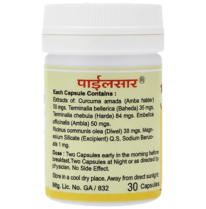Indian Remedies Pilesar Capsules | Swadesiicart