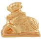 Estele Gold-Polished Lord Nandikeshwara Idol for Home/Car Decor - Swadesiicart