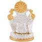 Estele Gold-Polished God of beginnings Lord Ganesha Idol with Sitting position for Home/Office Decors - Swadesiicart