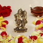 Estele Gold-Polished Devotional Shree Radha Krishna Idol for Home/Car Decor - Swadesiicart