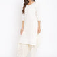 Kalini Women Embroidered Chikankari Pure Cotton Kurta with Salwar & With Dupatta | Swadesiicart
