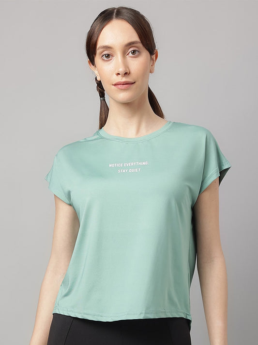 MKH Typography Printed Relaxed Fit Dri-FIT T-shirt - Swadesiicart