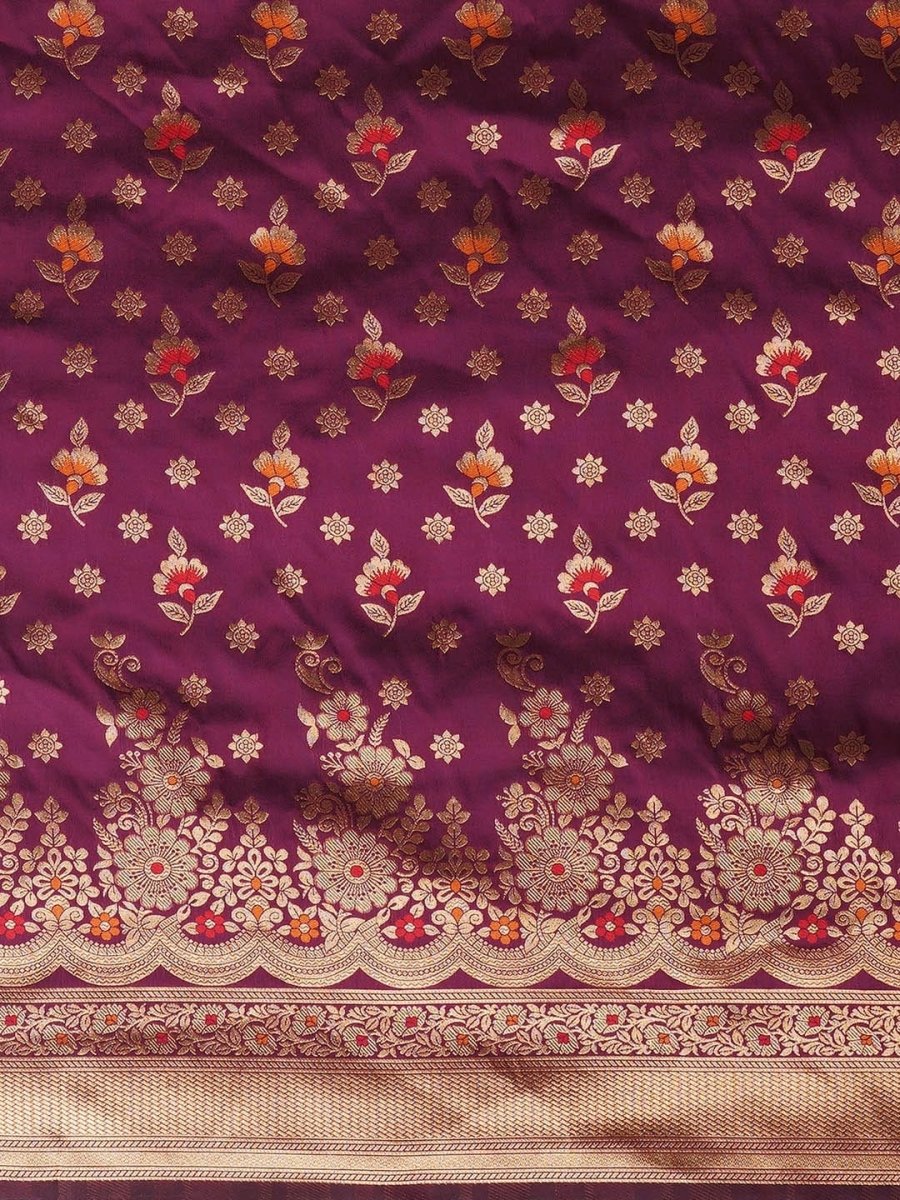 Anouk Woven Design Zari Banarasi Saree | Swadesiicart