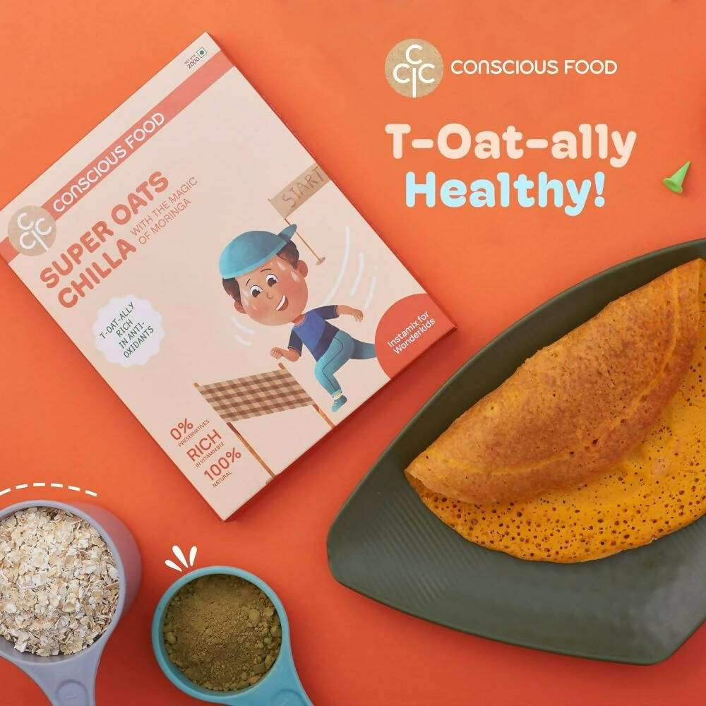 Conscious Food Super Oats Chilla - Swadesiicart