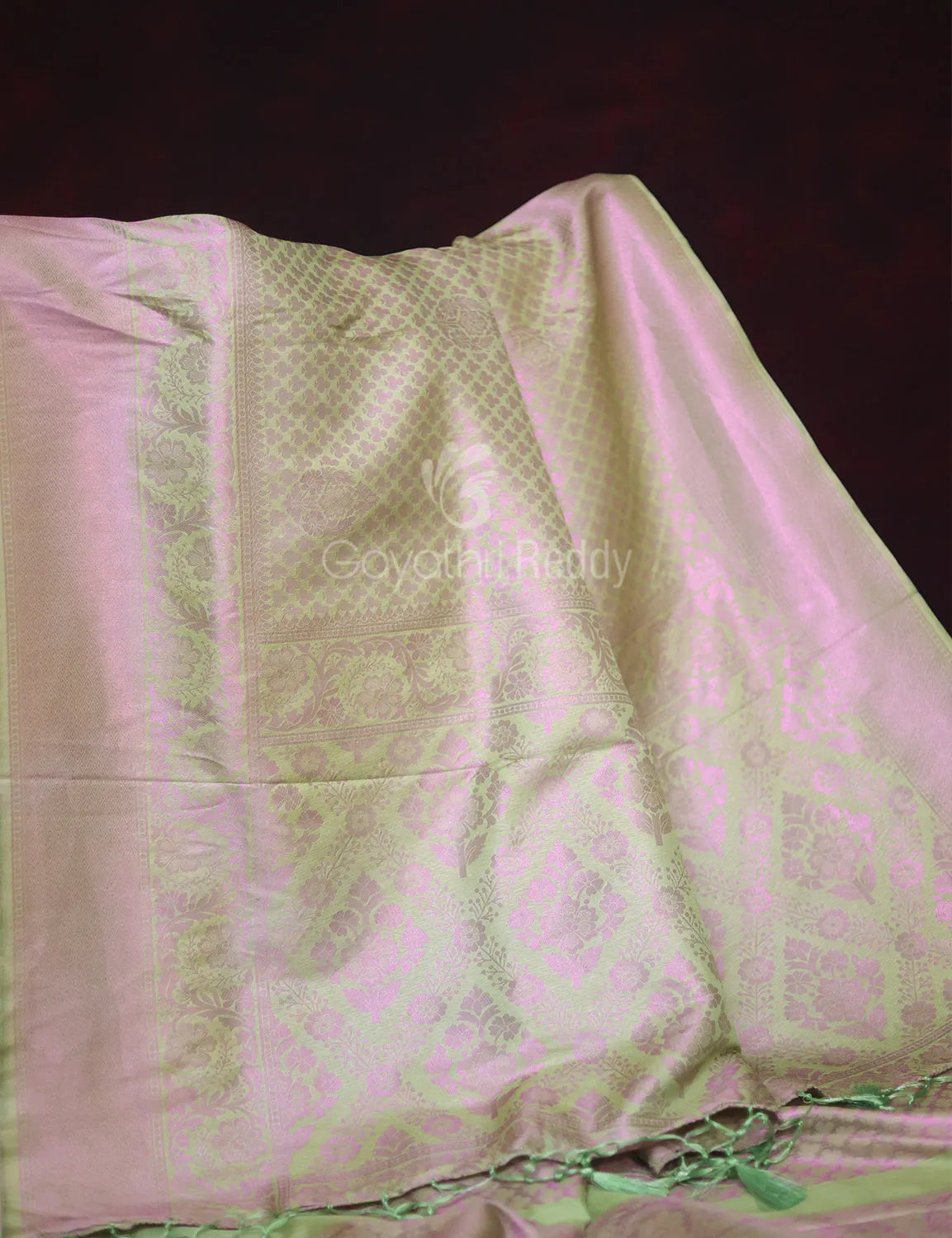 Half Mix Soft Silk Saree - HSS7 By Gayathri Reddy Designer Studio | Swadesiicart