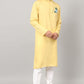 Abstract Embroidered Cotton Kurta by Hilo Design