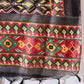 InWeave Red Strappy Kurta Set Black Patola Dupatta - Swadesiicart