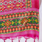 InWeave White Strappy Kurta Set Pink Patola Dupatta - Swadesiicart