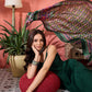 InWeave Green Strappy Kurta Set Green Patola Dupatta - Swadesiicart