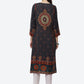 Biba Women Black Ethnic Motifs Printed Kurta - Swadesiicart