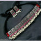 Tehzeeb Creations Women Silver Plated Necklace With Beads And Pearl - Swadesiicart
