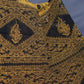 Shades of Khaki And Mustard Colour Kalamkari Pure Mulmul Cotton Saree By Gayathri Reddy Designer Studio | Swadesiicart