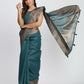 Shree Shyam Fashion Linen Cotton Sea Green Saree