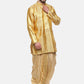 Sethukrishna Men Golden Embroidered Dhoti Pant | Swadesiicart