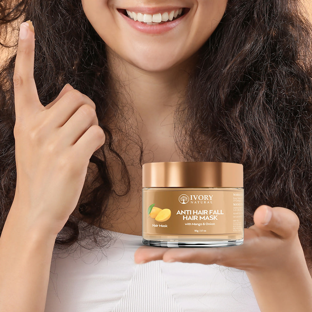 Ivory Natural Hair Fall Hair Mask - Loss Of Hair Control For Both Men & Women | Swadesiicart