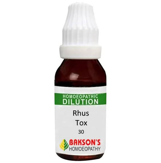 Bakson's Homeopathy Rhus Tox Dilution | Swadesiicart